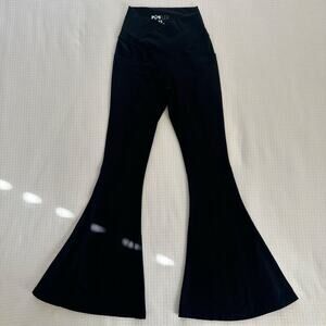 POPFLEX Black Flared Leggings